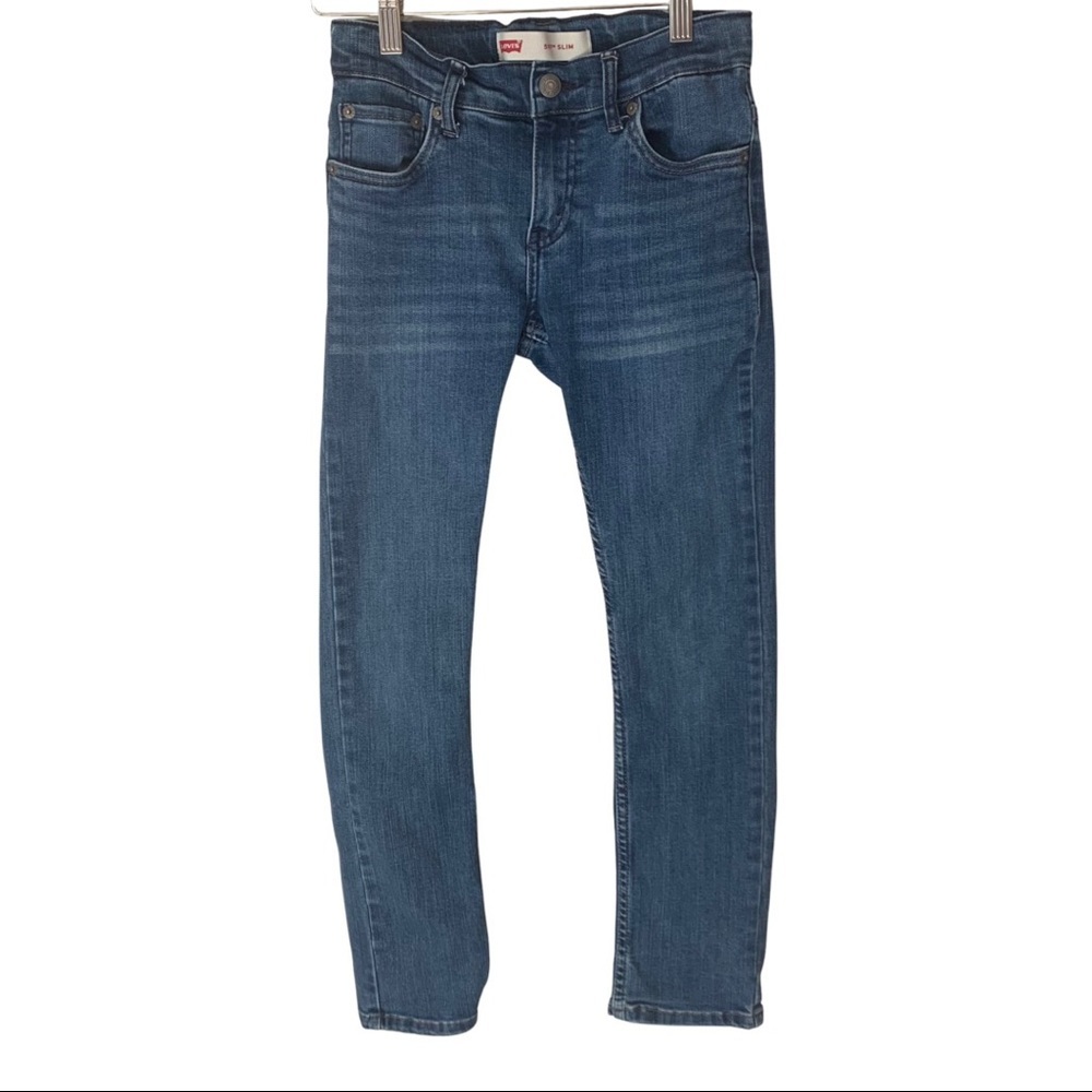 LEVI’S 511 Boys Slim Stretch Straight Leg Jeans Denim Size 10 - Picture 7 of 15